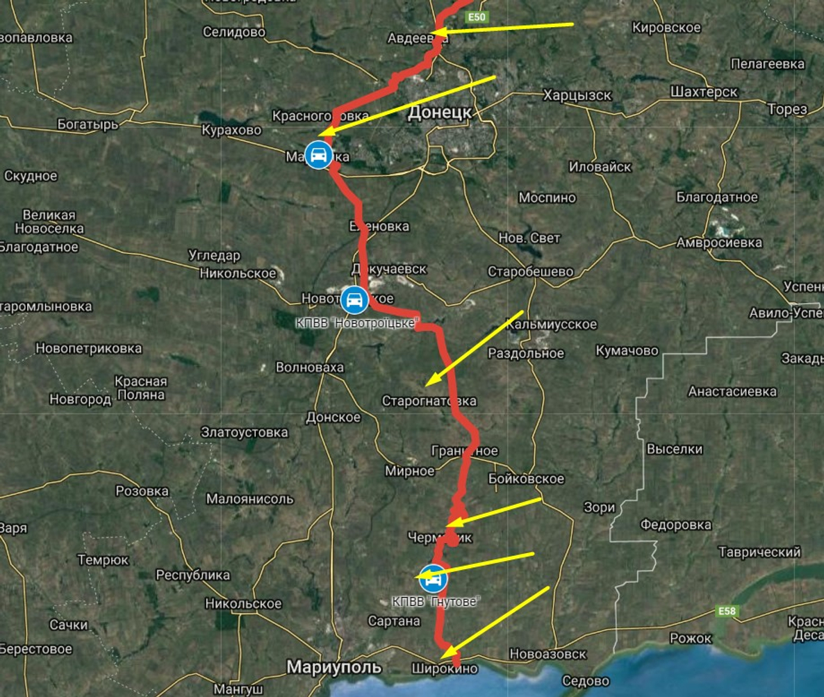 Мариуполь новоазовск карта