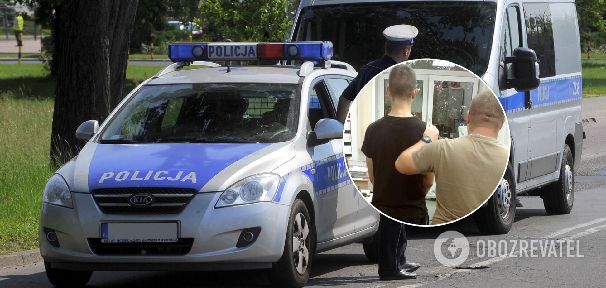 У Польщі затримали українця, який викрав авто, розбив його та здав на металобрухт